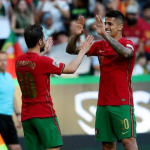葡萄牙2-0击败捷克，B席2助攻C罗熄火